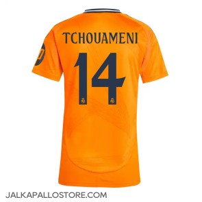 Real Madrid Aurelien Tchouameni #14 Vieraspaita Naisten 2024-25 Lyhythihainen